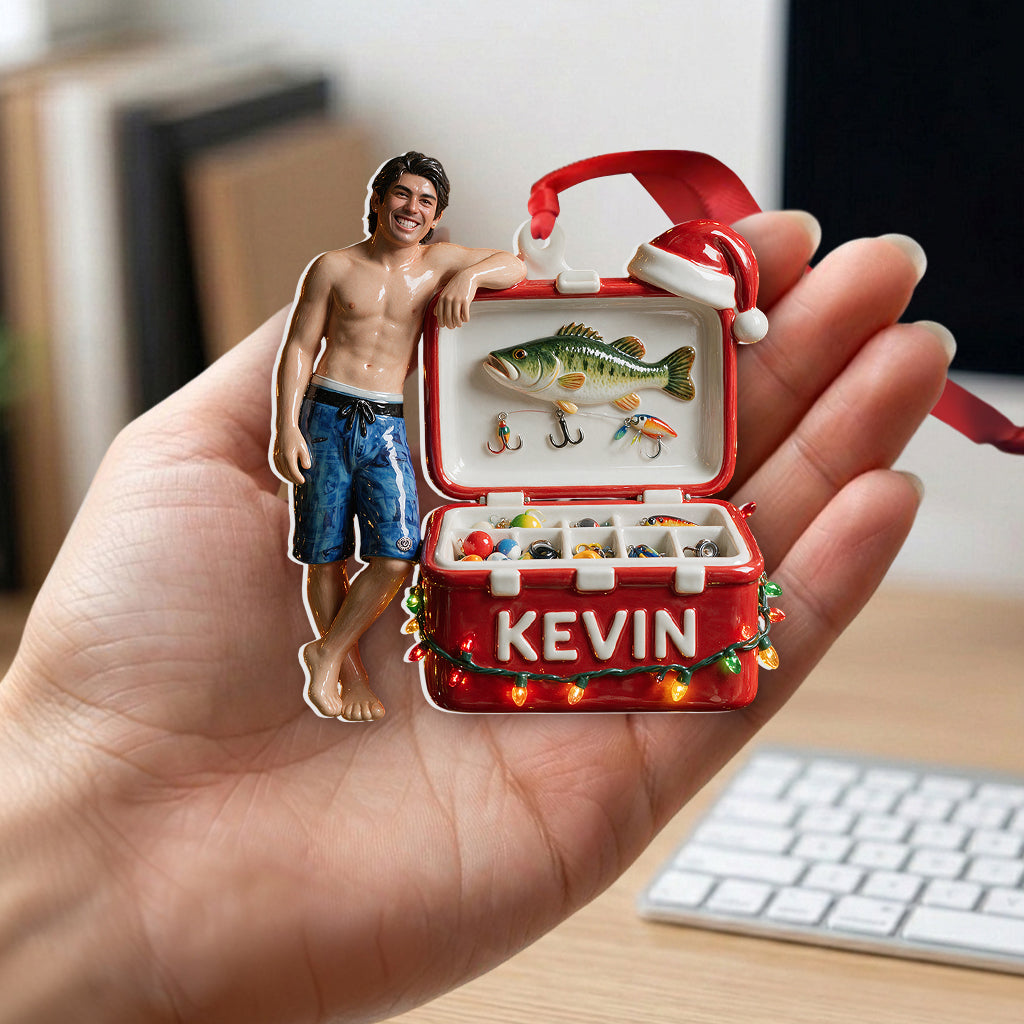 Tackle Box - Personalized Fishing Premium 3D Ornament