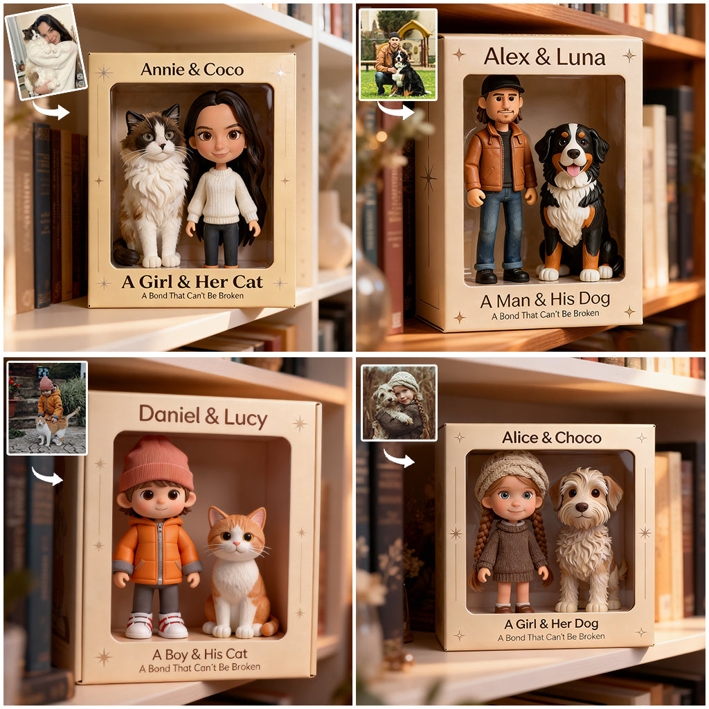 A Bond That Can't Be Broken - Personalized Dog Custom Shaped Acrylic Plaque