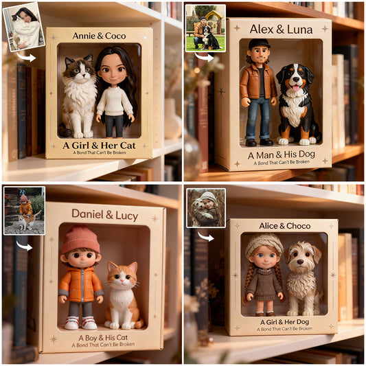 Un lien indéfectible - Plaque acrylique personnalisée pour chien.