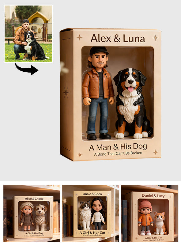 A Bond That Can't Be Broken - Personalized Dog Custom Shaped Acrylic Plaque