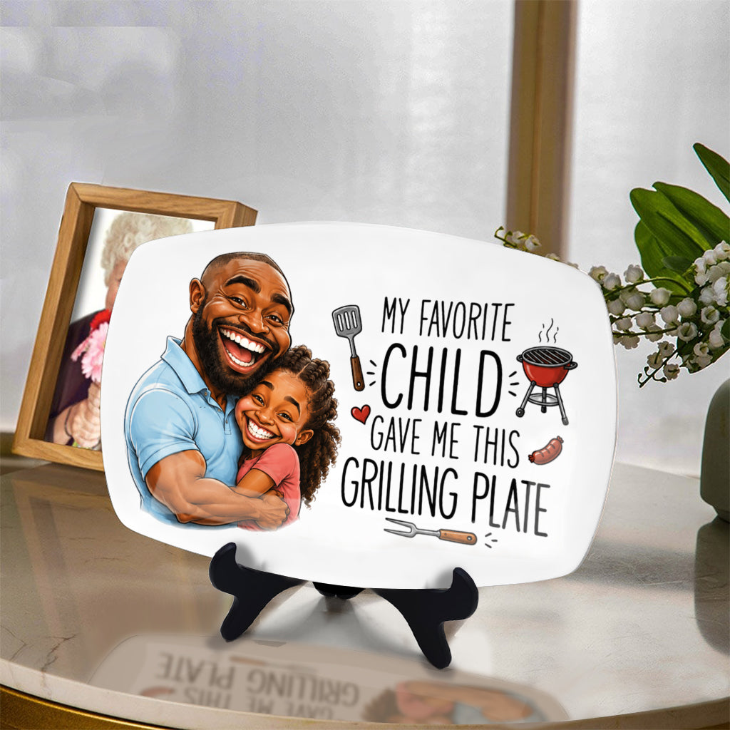 Mon Enfant Préféré M'a Offert Cette Plaque de Grill - Plaque Personnalisée pour Père