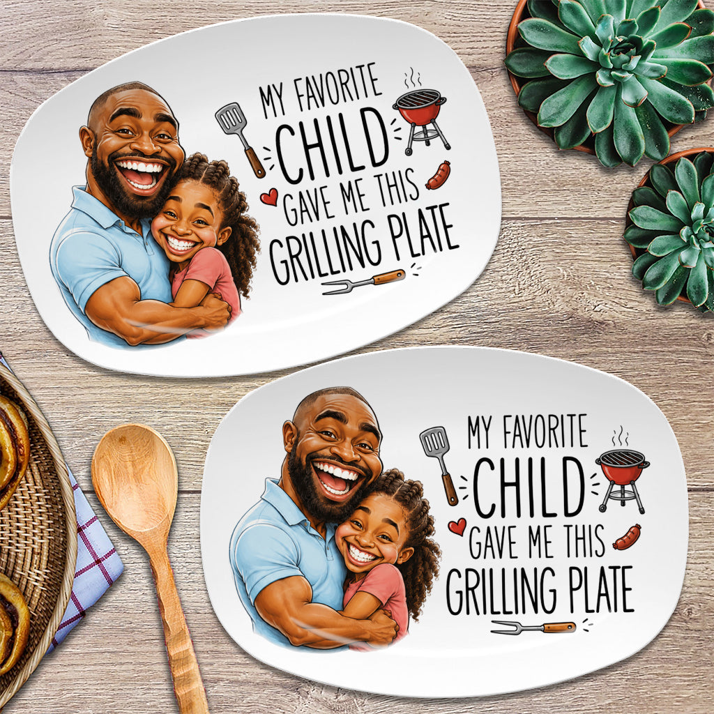 Mon Enfant Préféré M'a Offert Cette Plaque de Grill - Plaque Personnalisée pour Père