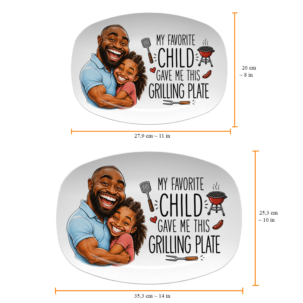 Mon Enfant Préféré M'a Offert Cette Plaque de Grill - Plaque Personnalisée pour Père