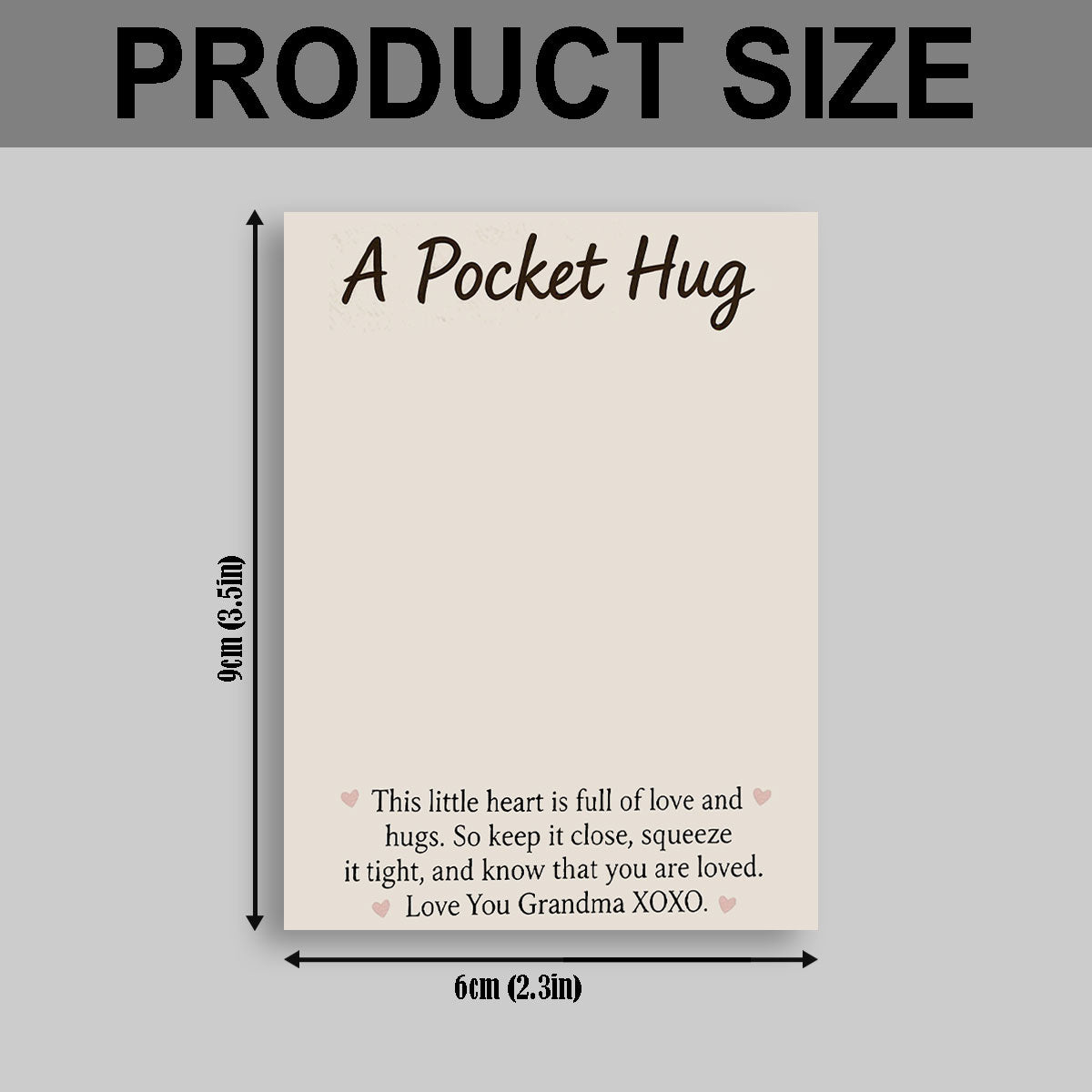 Mother Keepsake Gift, Custom From Any Photo, Brithmonth Flower - Personalized Mother Pocket Hug Card