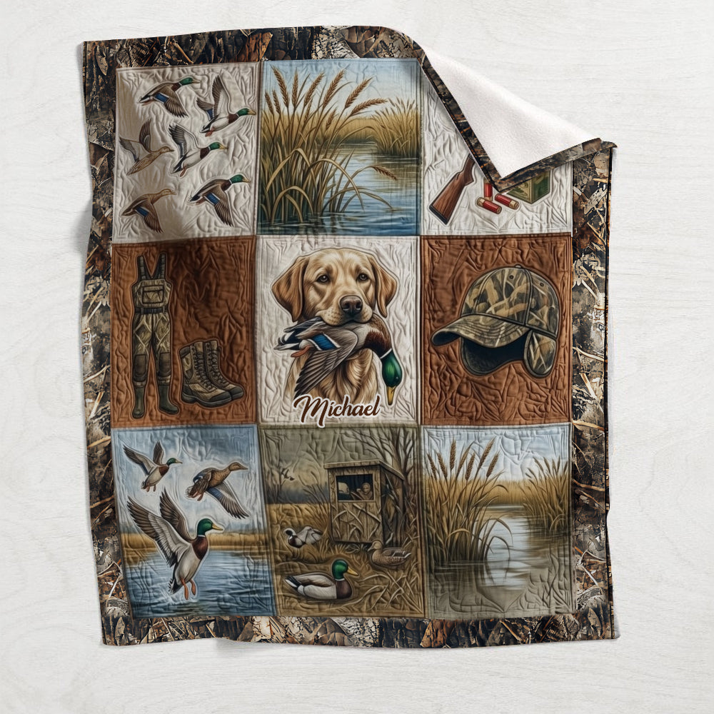 Duck Hunting - Personalized Hunting Blanket