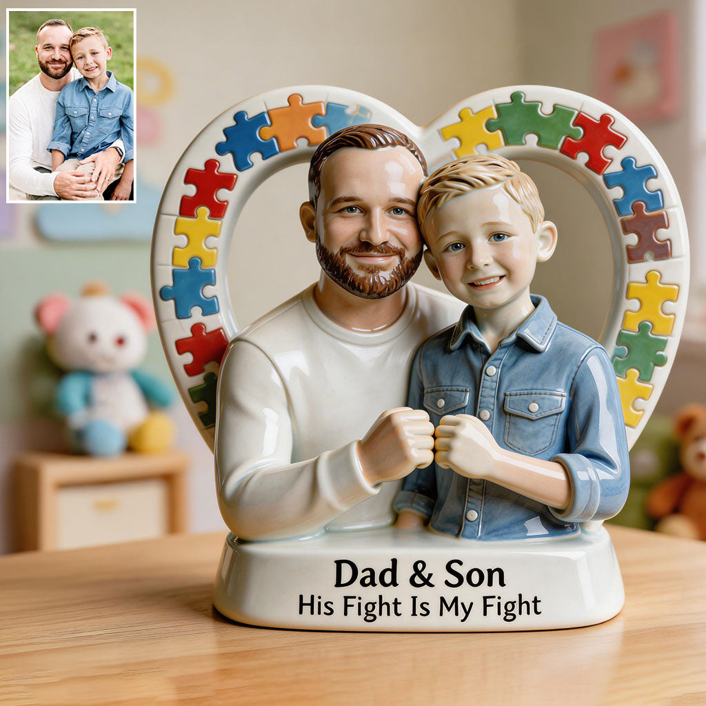Enfant Autiste - Plaque Acrylique Personnalisée de Sensibilisation à l'Autisme