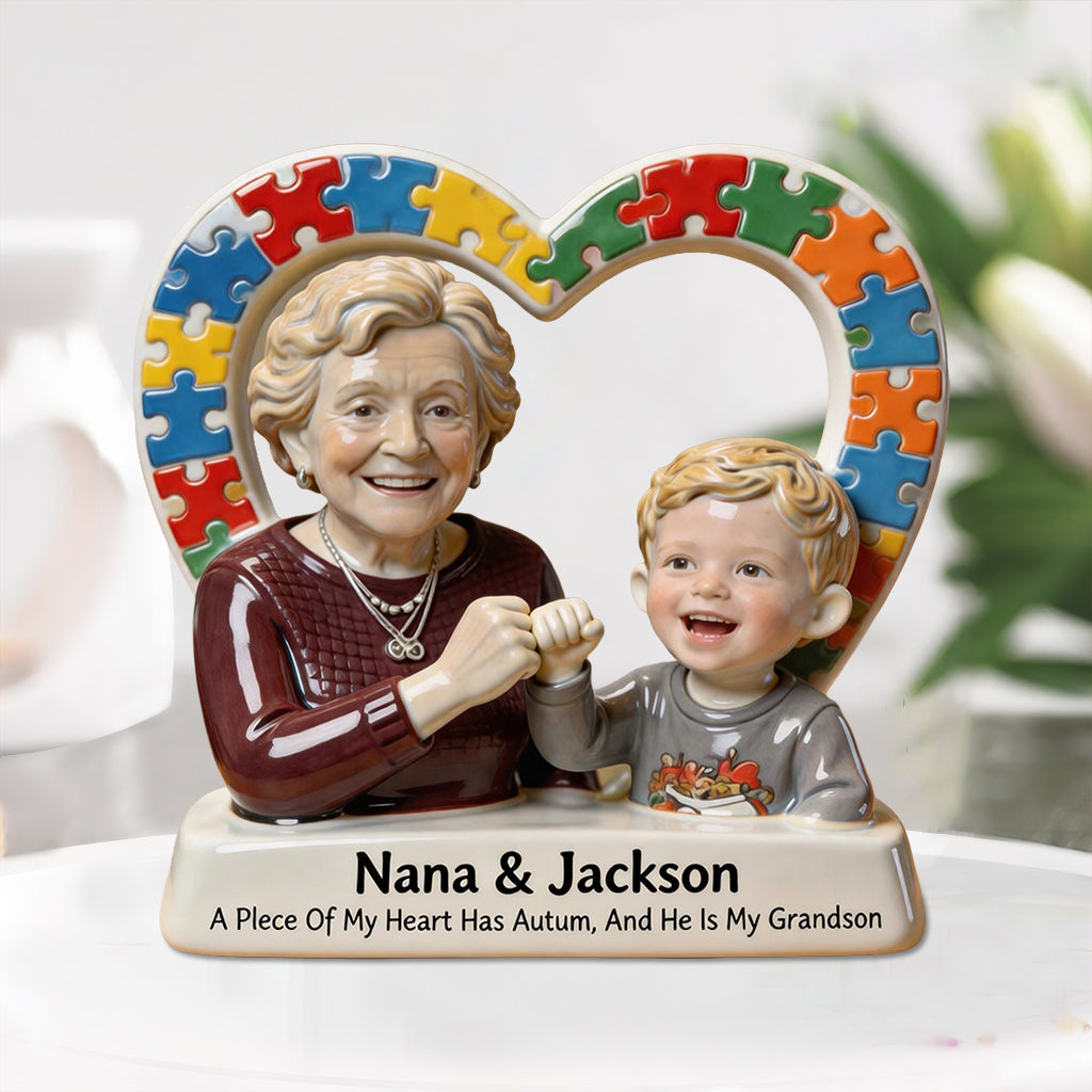 Enfant Autiste - Plaque Acrylique Personnalisée de Sensibilisation à l'Autisme