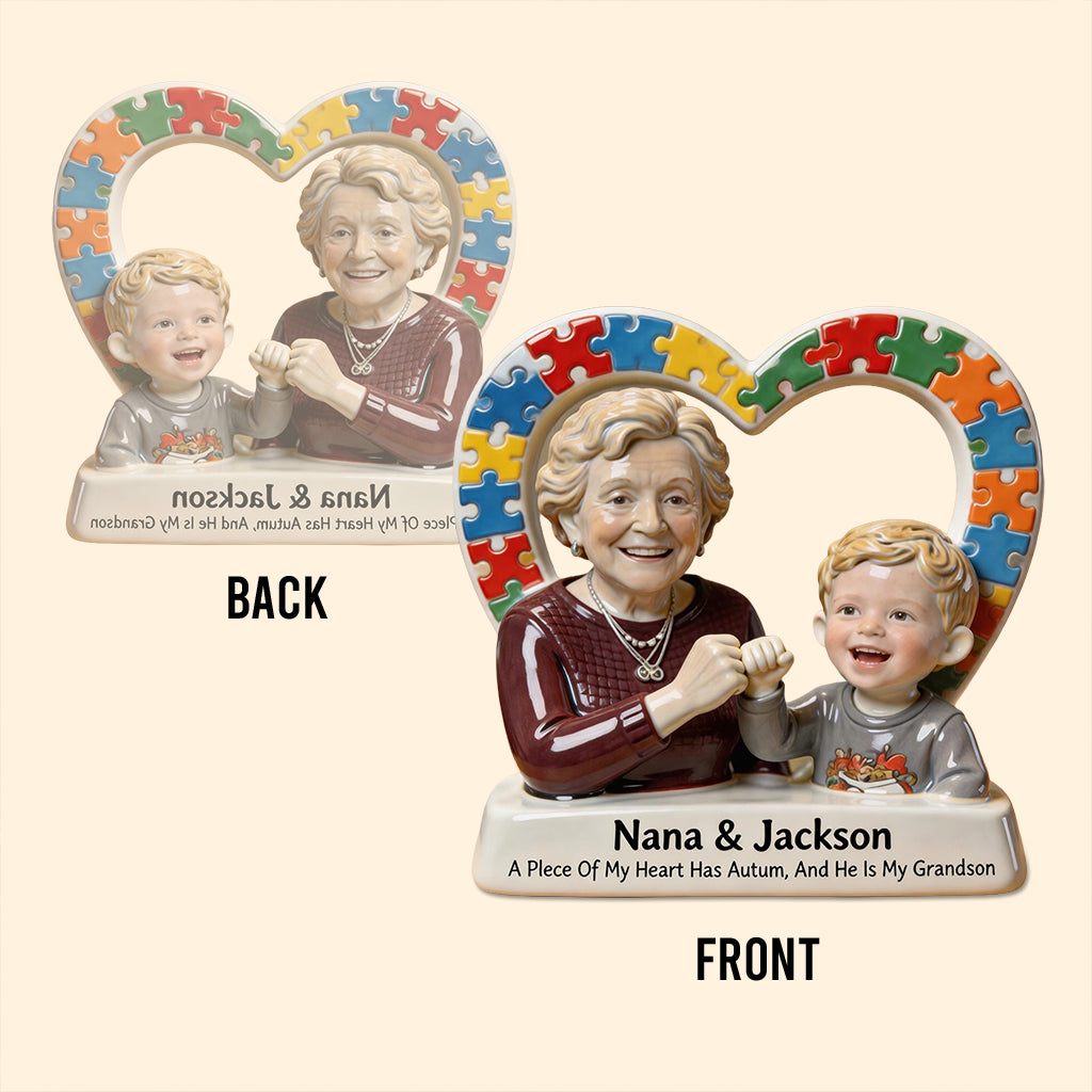Enfant Autiste - Plaque Acrylique Personnalisée de Sensibilisation à l'Autisme