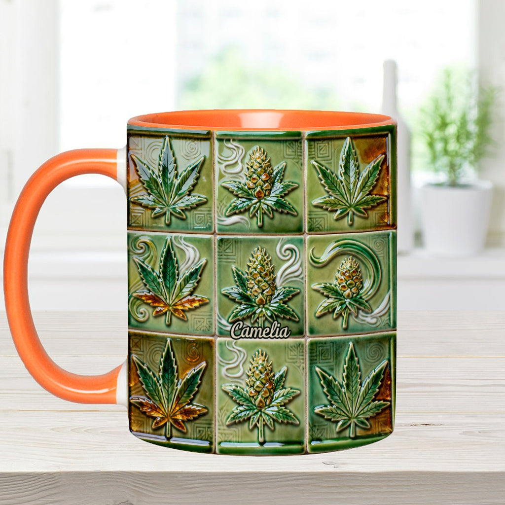 Mug personnalisé « C'est 420 quelque part » avec une touche cannabis