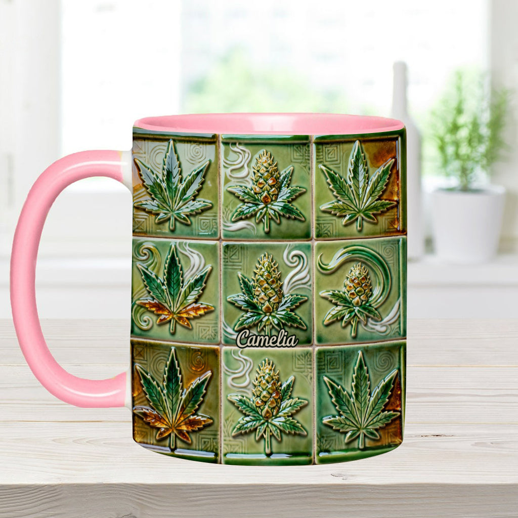 Mug personnalisé « C'est 420 quelque part » avec une touche cannabis