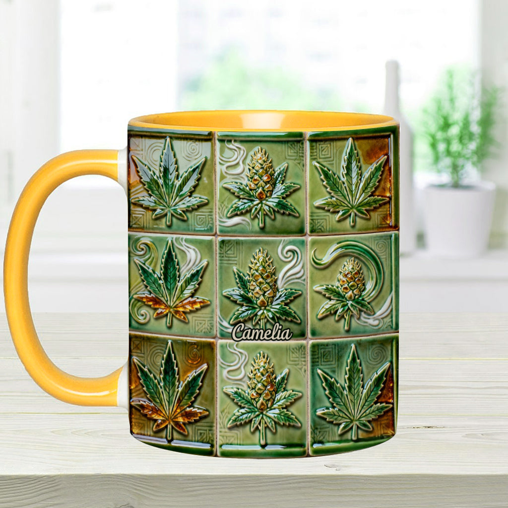 Mug personnalisé « C'est 420 quelque part » avec une touche cannabis