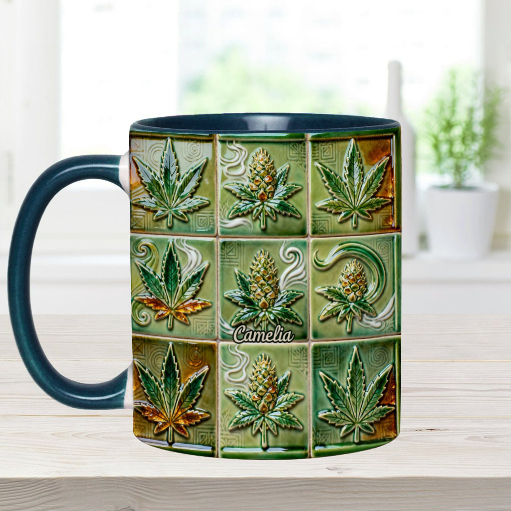 Mug personnalisé « C'est 420 quelque part » avec une touche cannabis