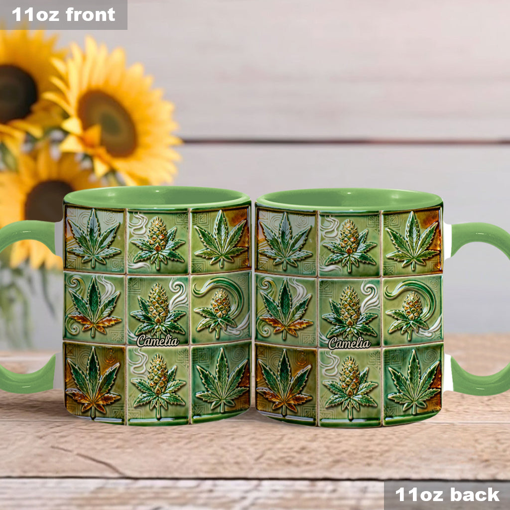 Mug personnalisé « C'est 420 quelque part » avec une touche cannabis