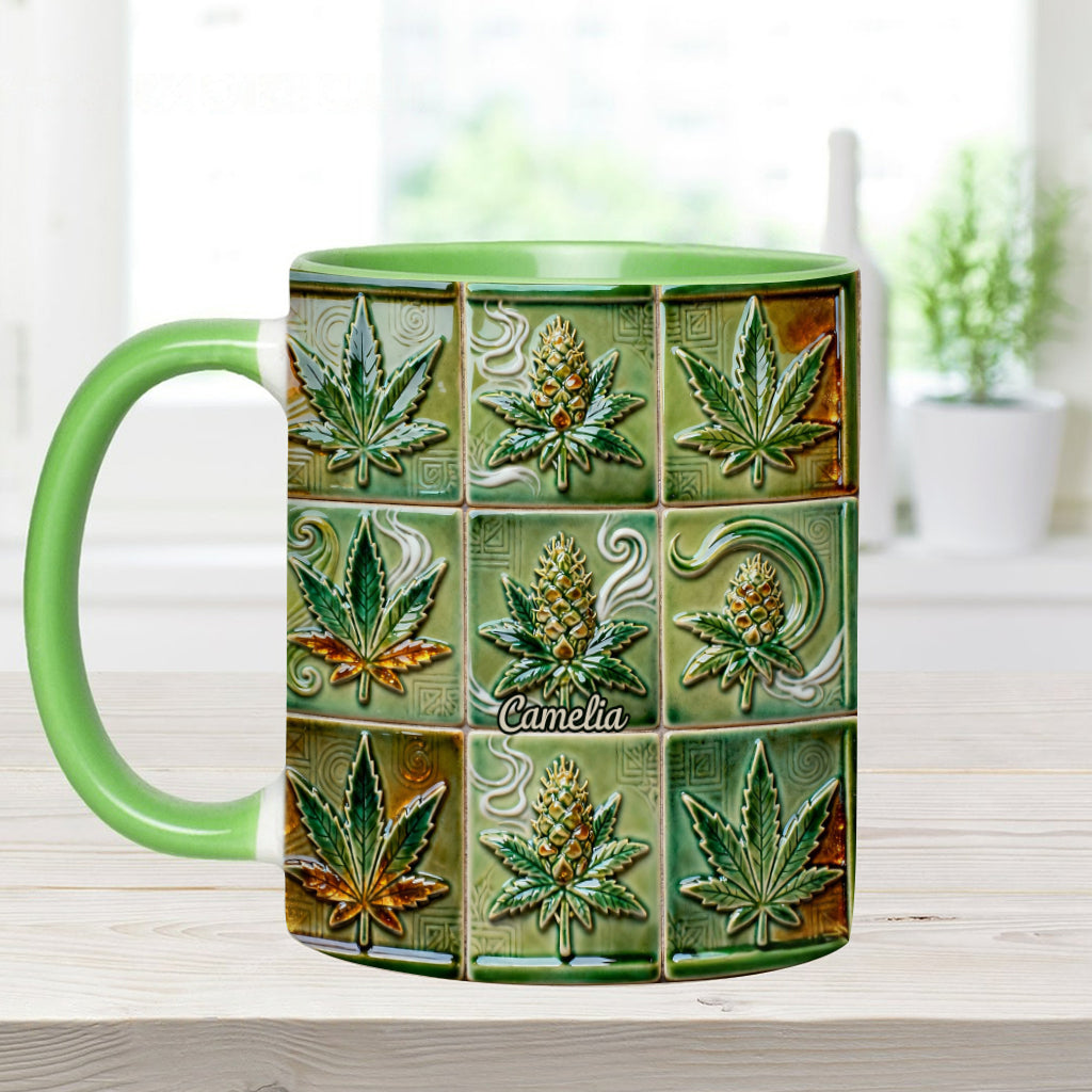 Mug personnalisé « C'est 420 quelque part » avec une touche cannabis