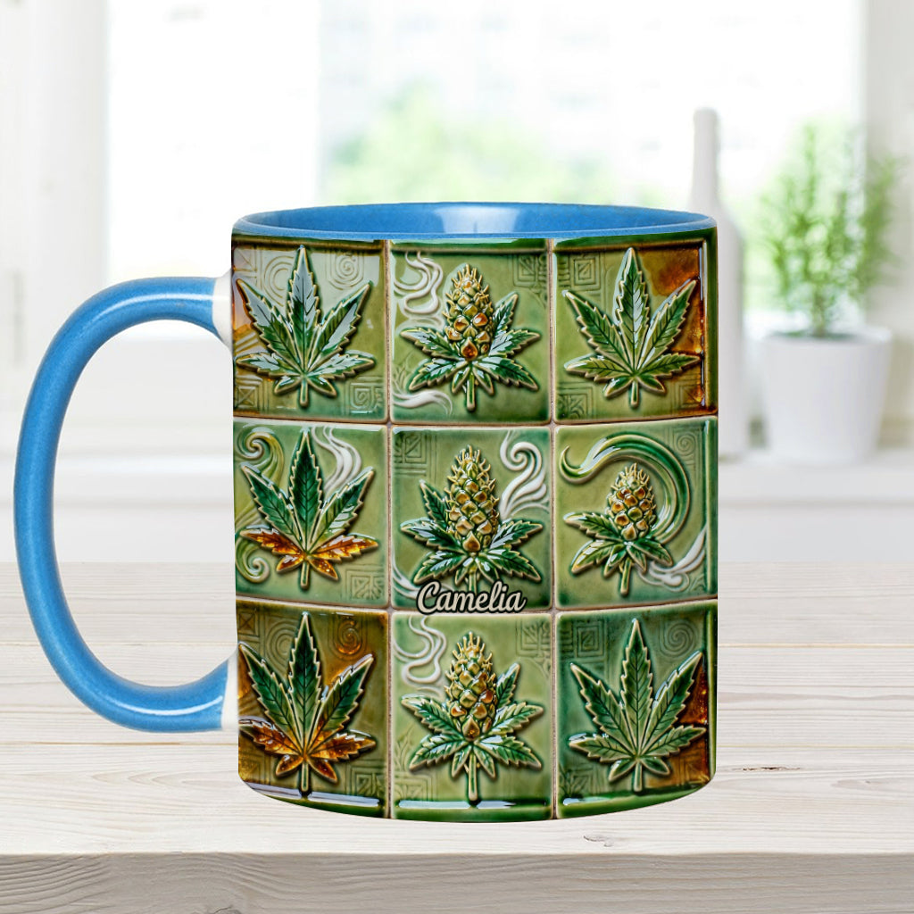 Mug personnalisé « C'est 420 quelque part » avec une touche cannabis