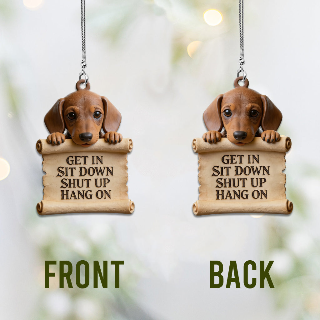 Custom Any Photo - Personalized Dog Car Ornament