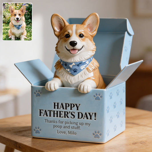 Fur Baby Father’s Day - Personalized Dog Custom Shaped Acrylic Plaque