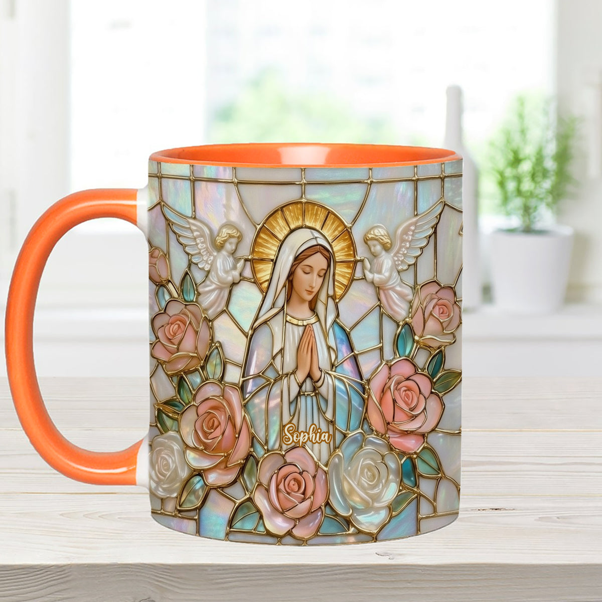 Believe - Personalized Christian Set Accent Mug with Acrylic Stirrers