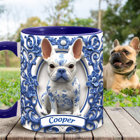 Mug personnalisé avec un adorable bouledogue français