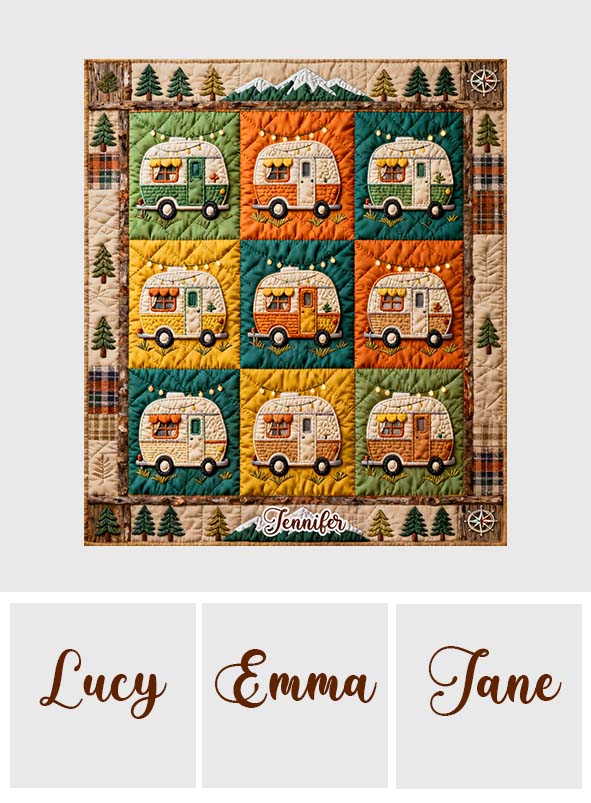 Un camp à la fois - Couverture de camping personnalisée