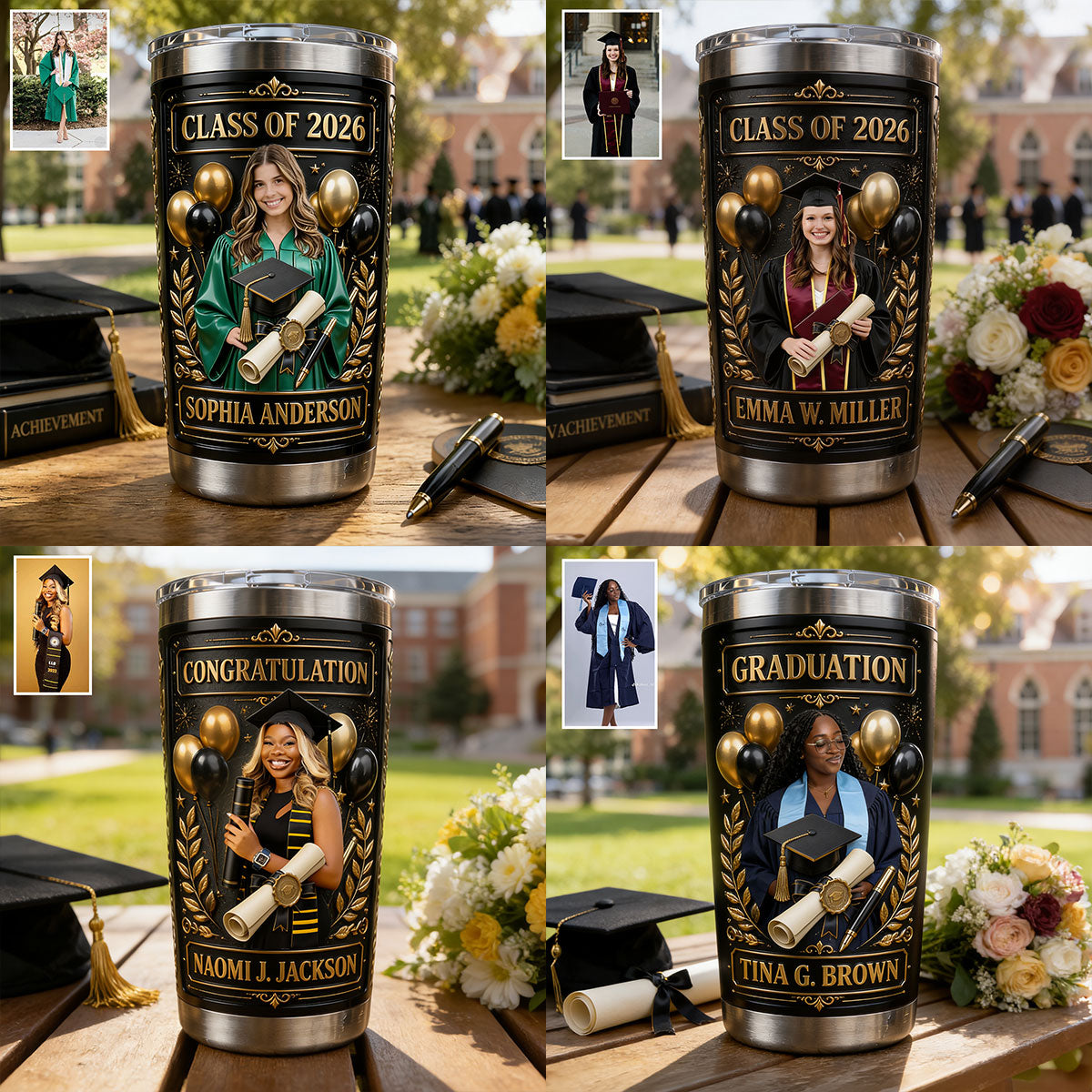 Cadeau de Graduation Photo - Tasse Personnalisée