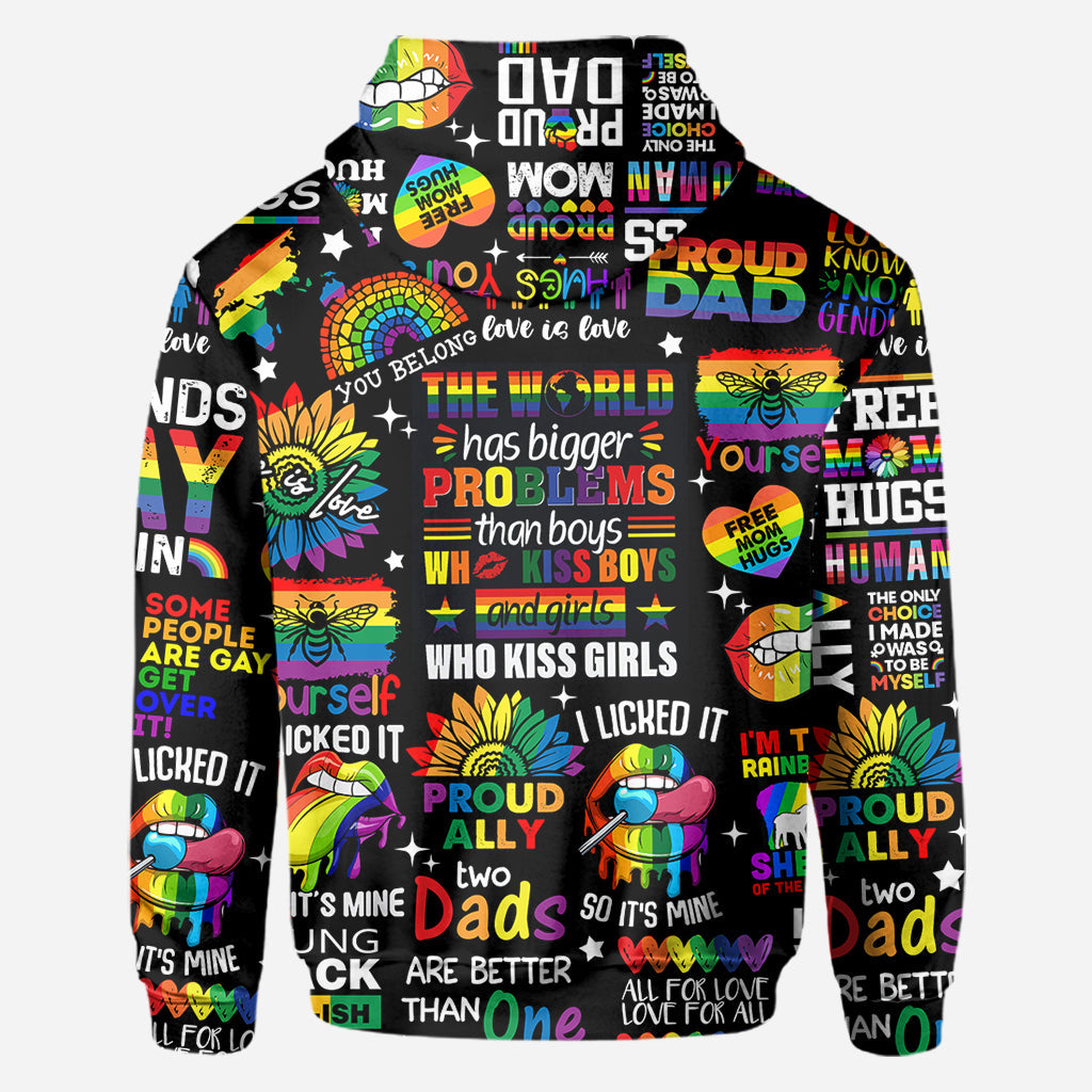 Human Rights Are Not Optional - Personalized LGBT Support All Over Shirt