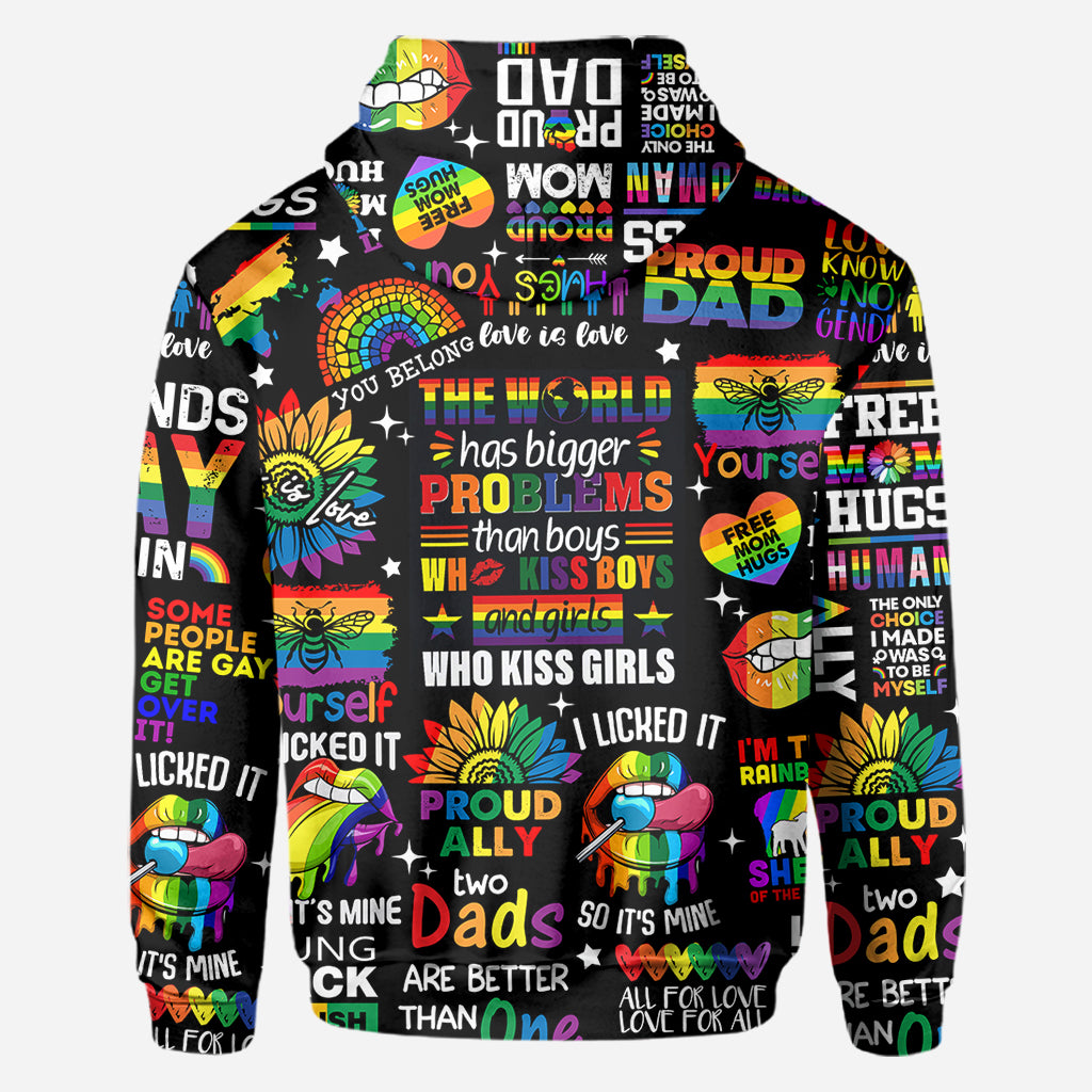 Human Rights Are Not Optional - Personalized LGBT Support All Over Shirt