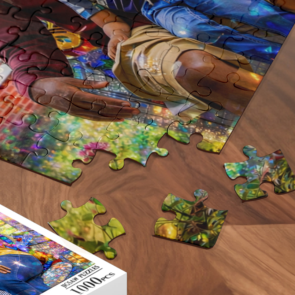 Love Family, Home Decor - Personalized Family Jigsaw Puzzle