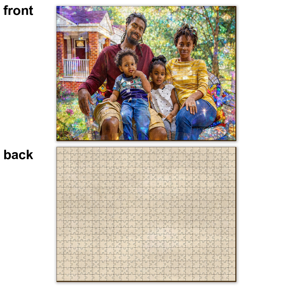 Love Family, Home Decor - Personalized Family Jigsaw Puzzle