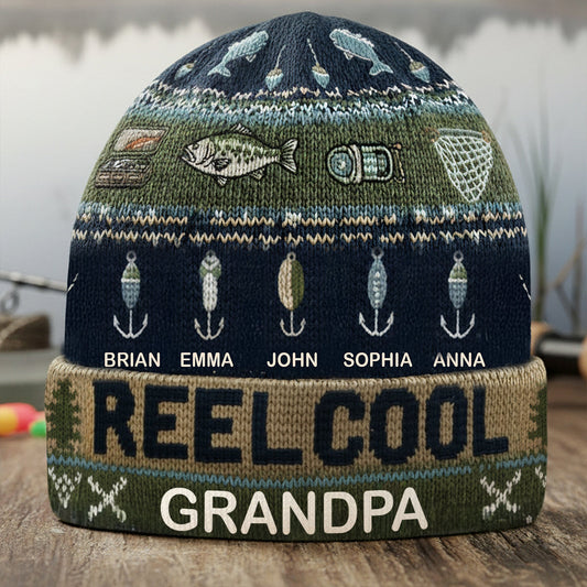 Grand-père cool - Bonnet de pêche personnalisé