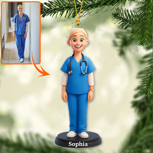 Infirmière fière - Ornement personnalisé pour infirmière