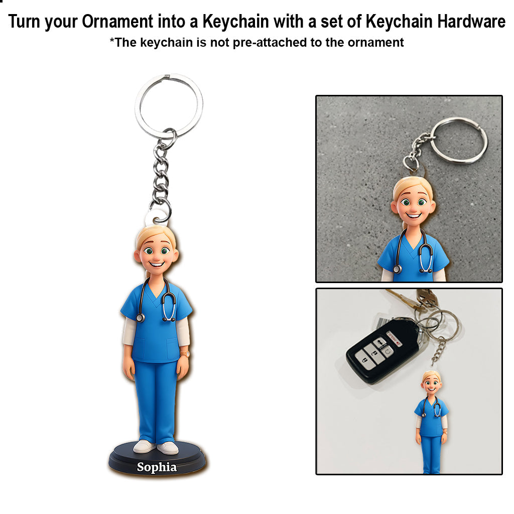 Infirmière fière - Ornement personnalisé pour infirmière