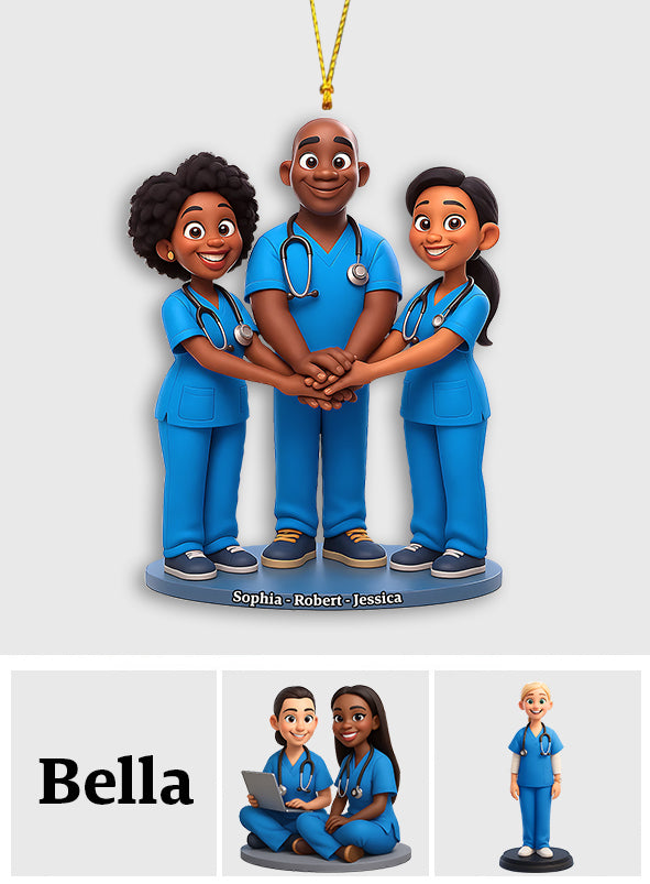 Infirmière fière - Ornement personnalisé pour infirmière