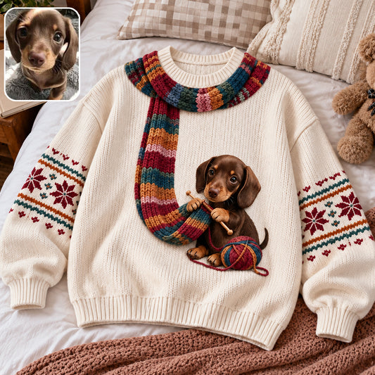 Merry Grinchmas - Personalized Dog Ugly Sweater