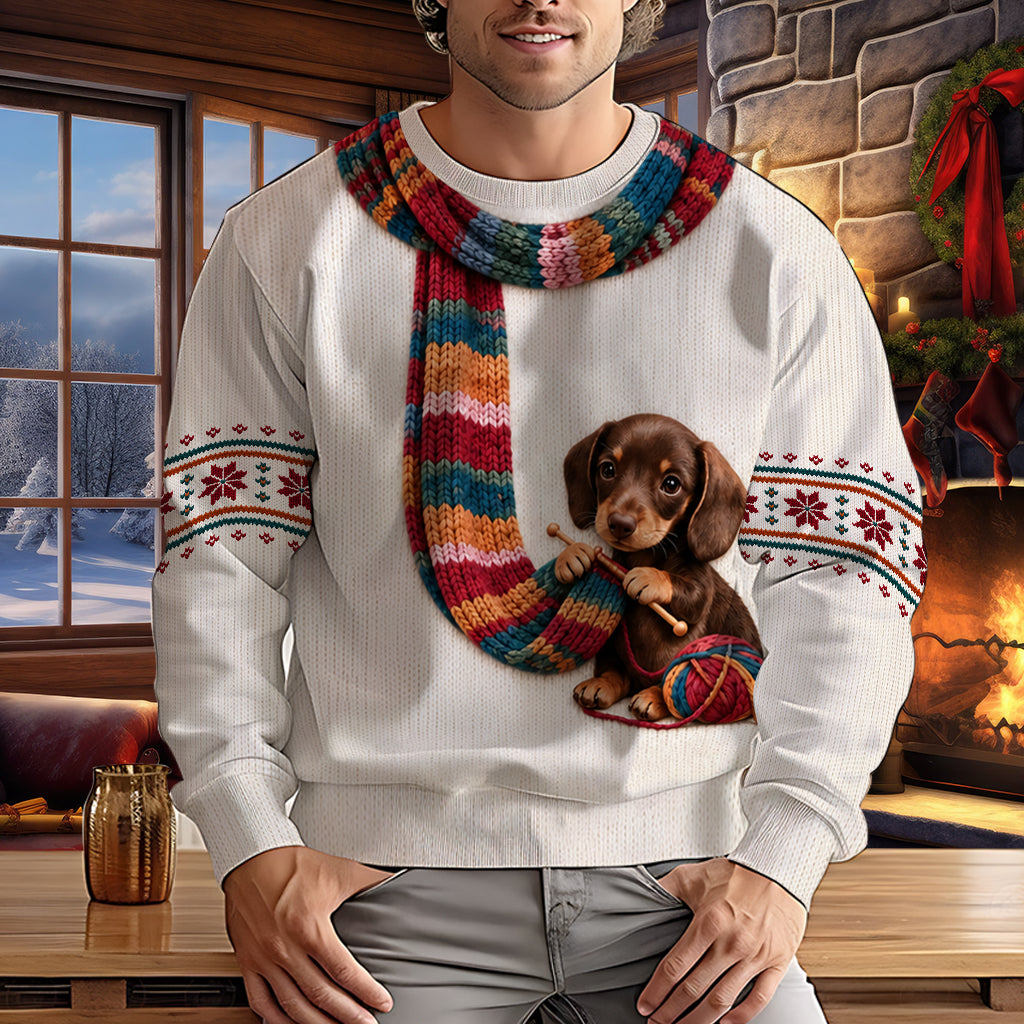 Merry Grinchmas - Personalized Dog Ugly Sweater
