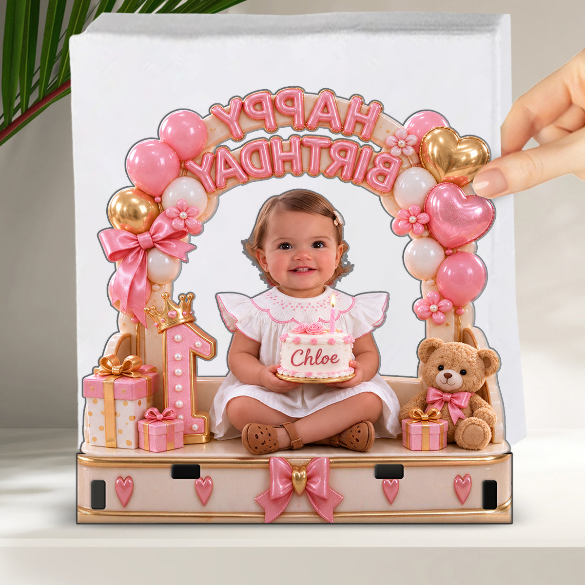 Happy Birthday Party - Personalized Kid Napkin Holder