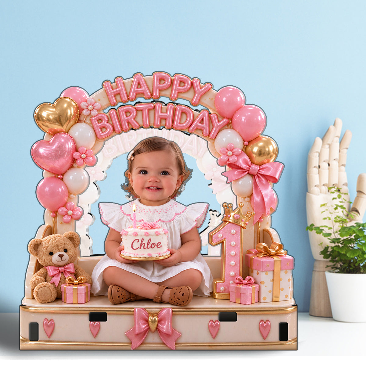 Happy Birthday Party - Personalized Kid Napkin Holder