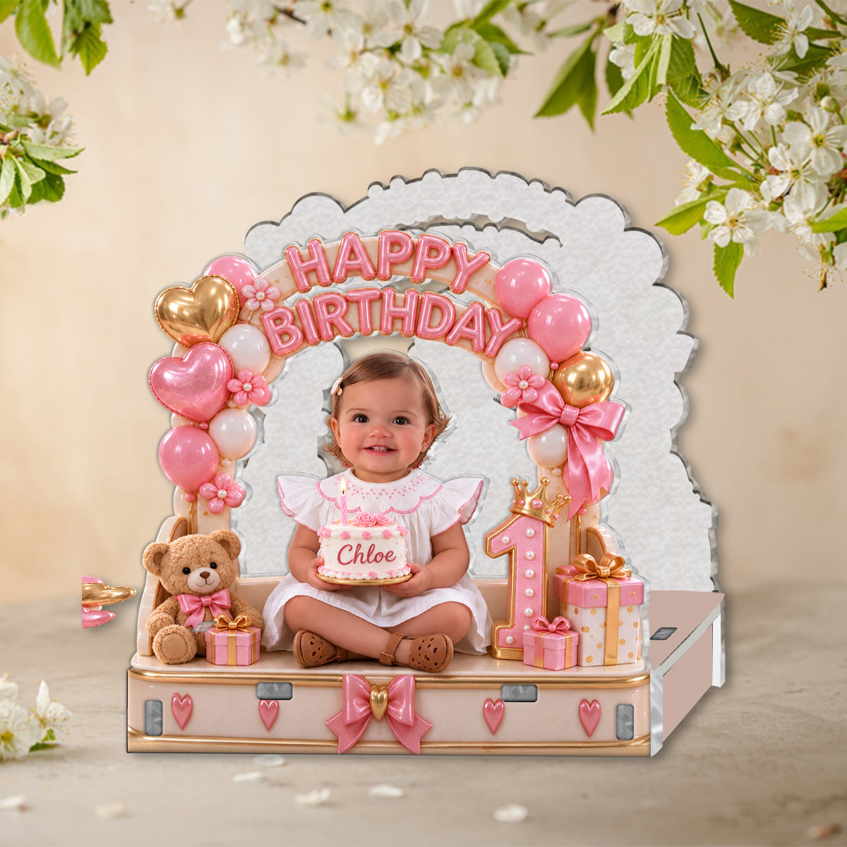 Happy Birthday Party - Personalized Kid Napkin Holder