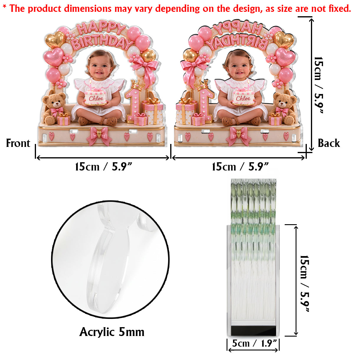 Happy Birthday Party - Personalized Kid Napkin Holder