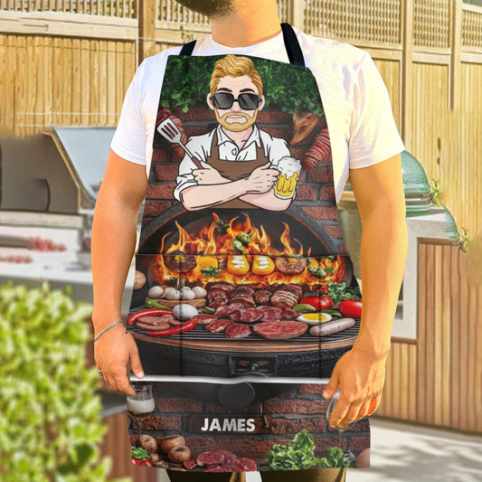Le Père Grill - Tablier de papa personnalisé