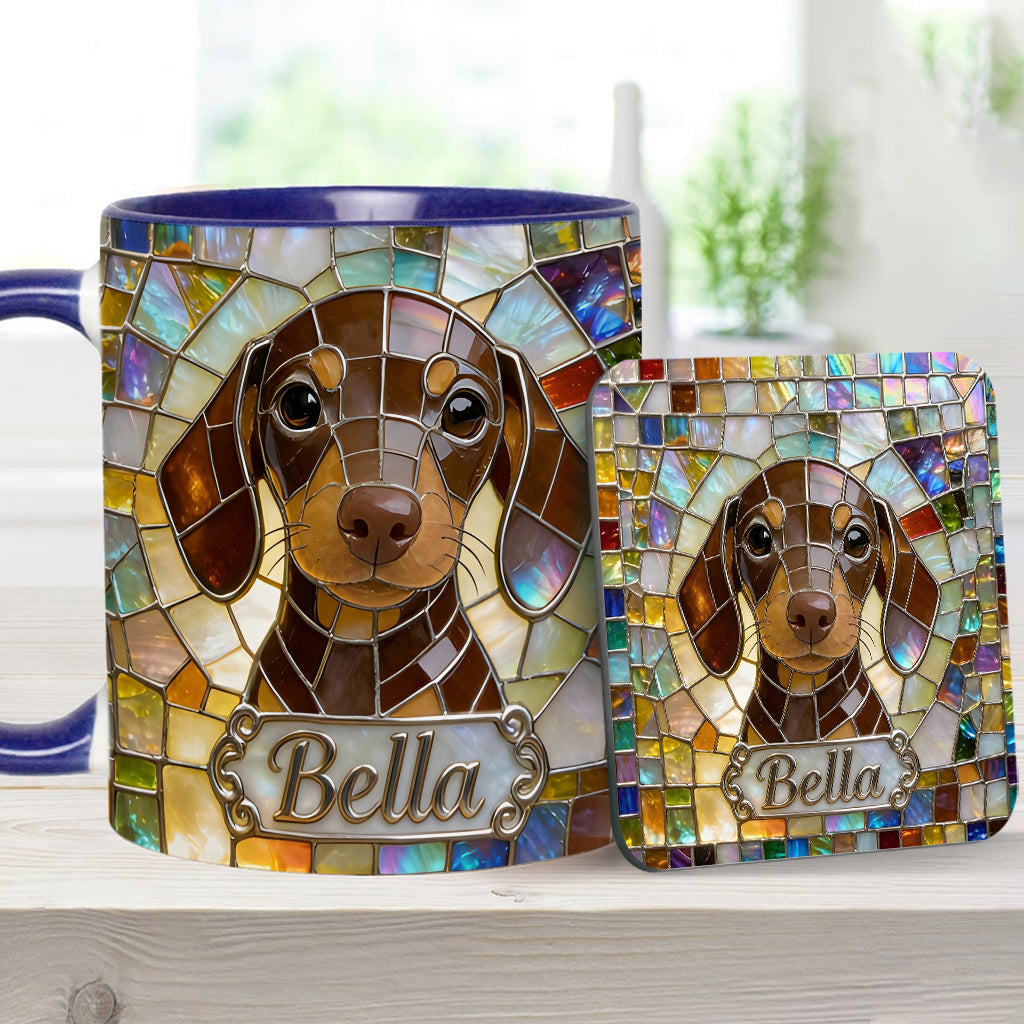 Love Dogs - Personalized Dog Accent Mug & Coaster