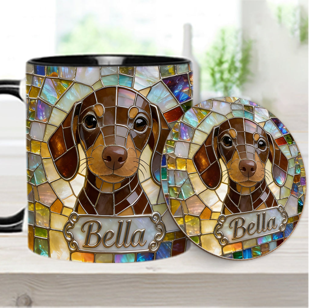 Love Dogs - Personalized Dog Accent Mug & Coaster