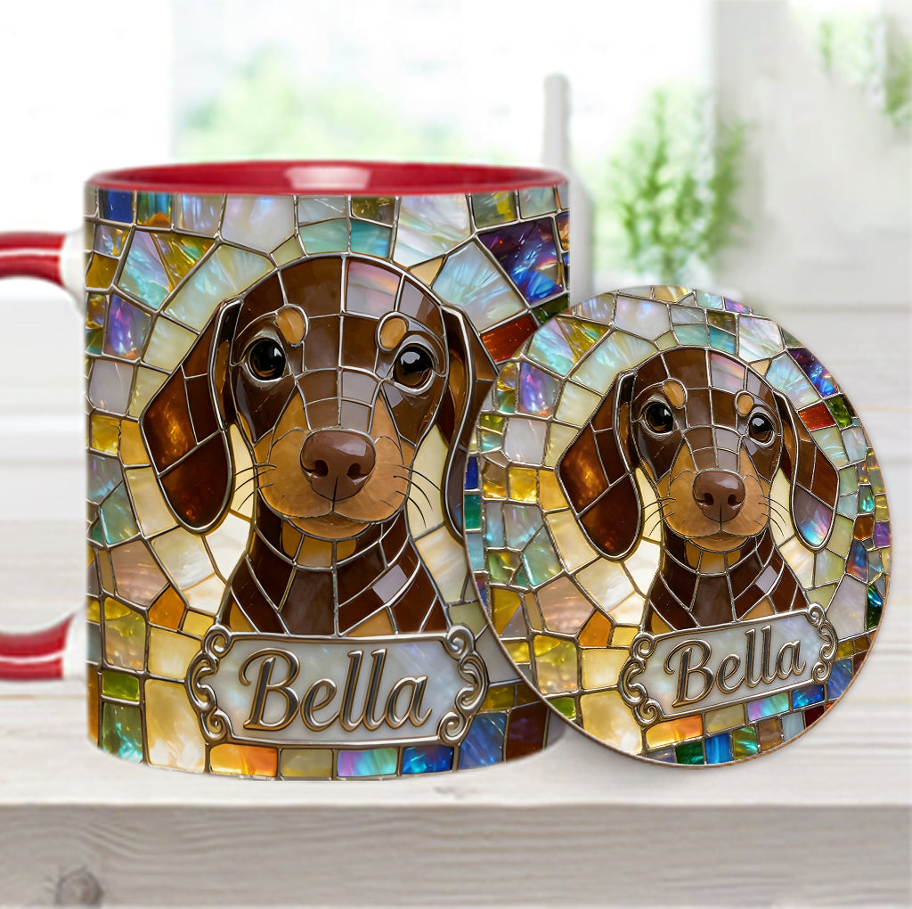Love Dogs - Personalized Dog Accent Mug & Coaster