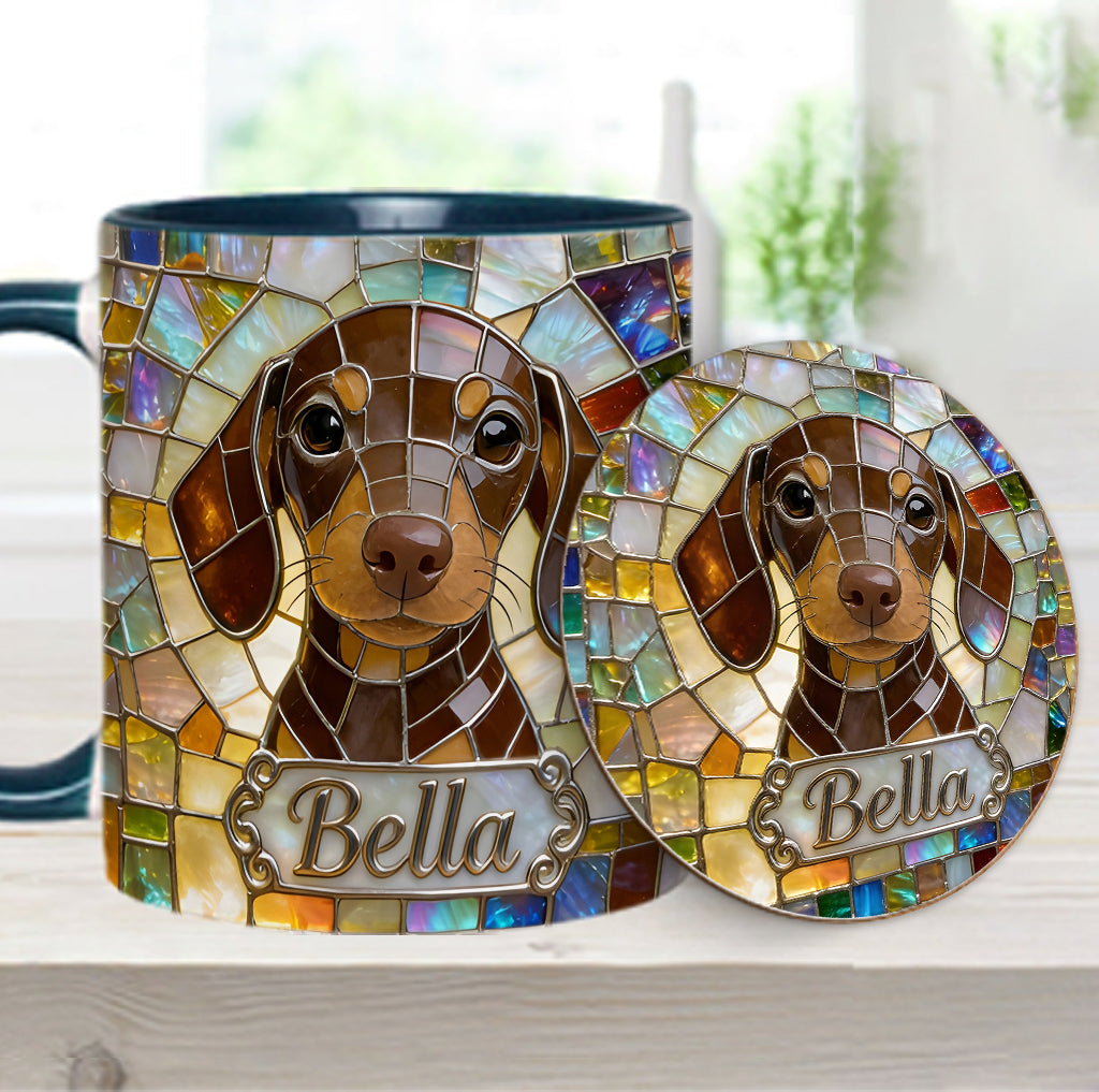 Love Dogs - Personalized Dog Accent Mug & Coaster