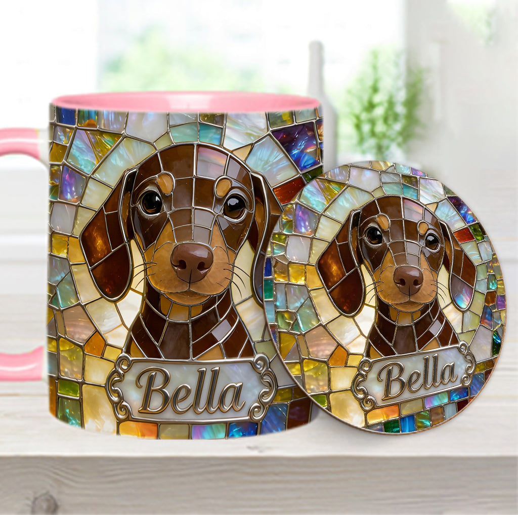 Love Dogs - Personalized Dog Accent Mug & Coaster