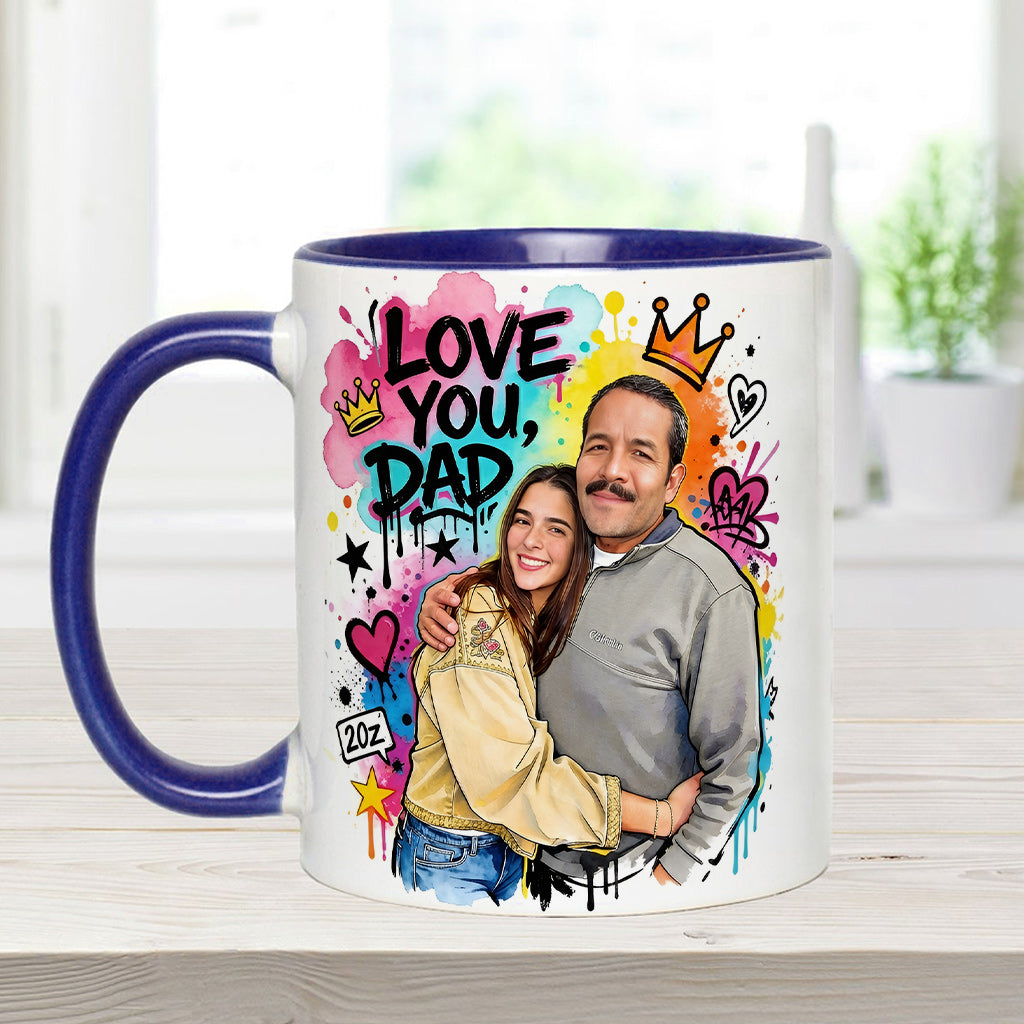 Meilleur Papa - Tasse Personnalisée avec Sous-Verre