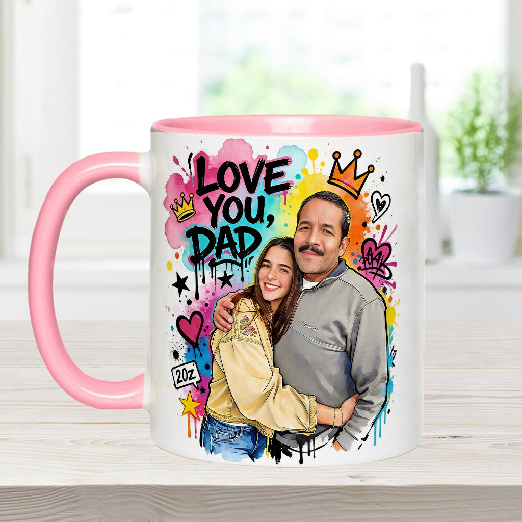 Meilleur Papa - Tasse Personnalisée avec Sous-Verre