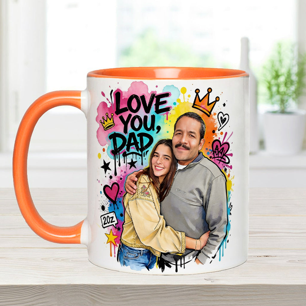 Meilleur Papa - Tasse Personnalisée avec Sous-Verre