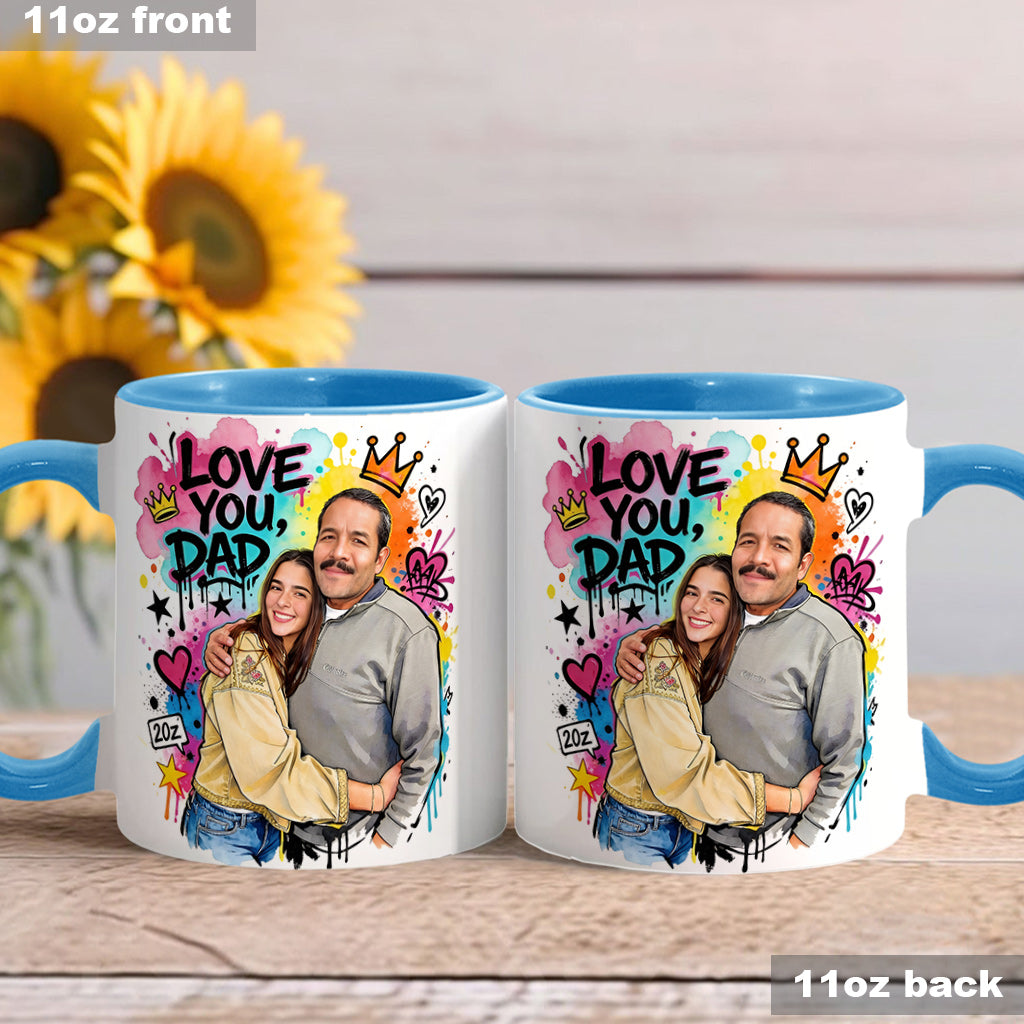 Meilleur Papa - Tasse Personnalisée avec Sous-Verre