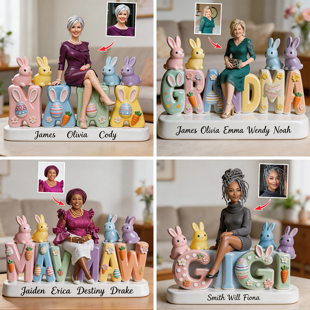 Custom Any Title Perfect Gift For Mom, Grandma - Personalized Grandma Custom Shaped Acrylic Plaque